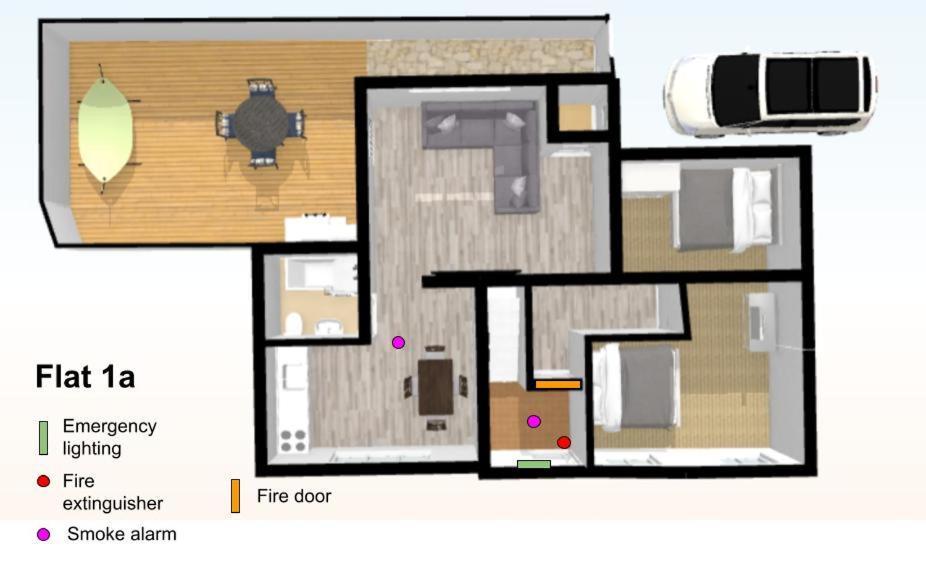 Private Deck With Newly Refurbished Flat Attached! Apartment Cirencester Exterior photo